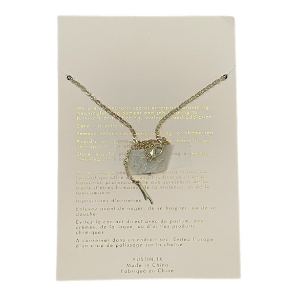 New Sanctuary Project Rose Serenity Necklace - Picture 3 of 3